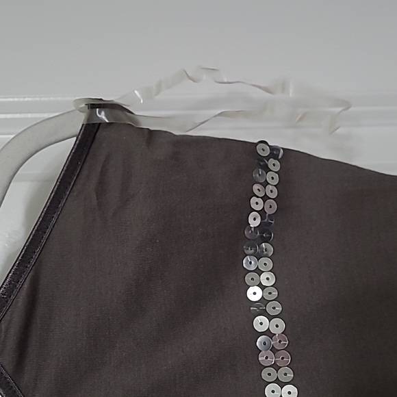 Rue21 XL charcoal and silver sequin tank top - Picture 3 of 8